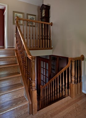 The new staircase made a huge impression to new buyers.